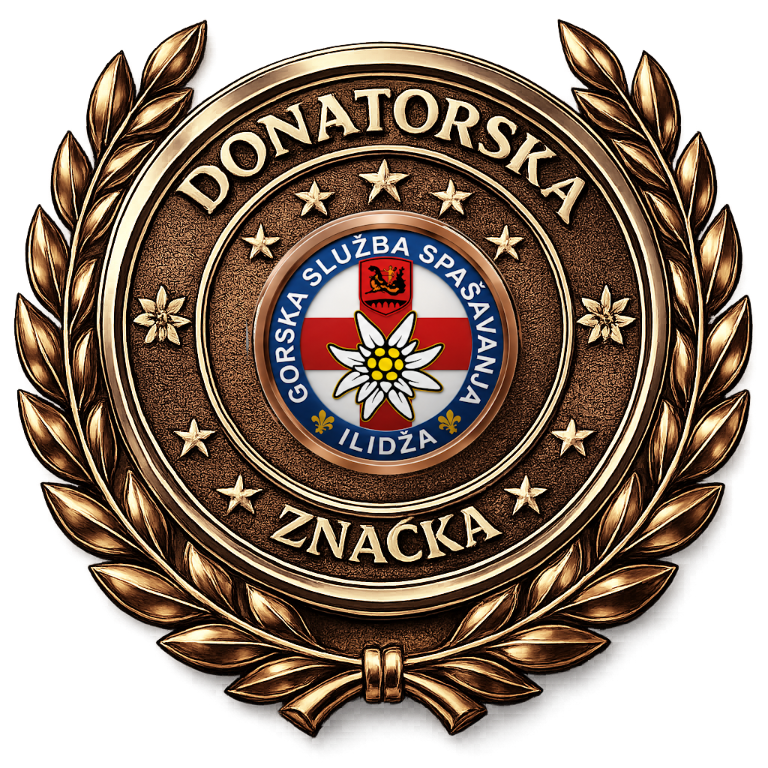 Bronzana donatorska znacka
